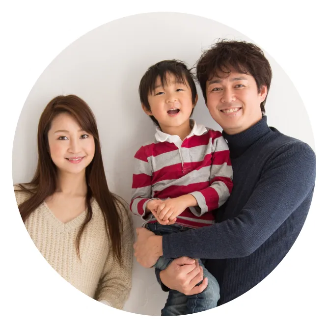 写真；山本さん家族